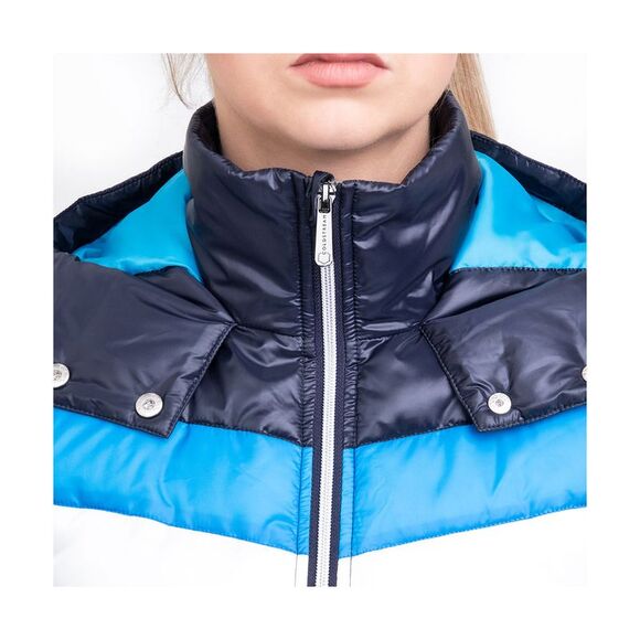 Coldstream Womens/Ladies Southdean Quilted Coat / Navy/White/Blue - Picture 3 of 8
